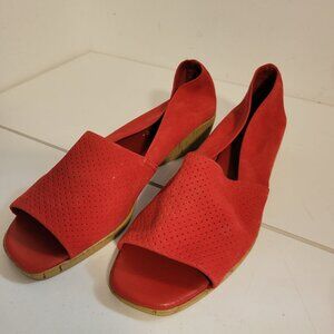 Vintage Aerosoles Summer Green Wedge Sandal -Open Toe /Low Heel